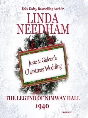 1940, Josie and Gideon's Christmas Wedding - Audiobook
